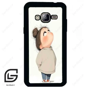 قاب گوشی سامسونگ جی 3 (Galaxy J3 ) طرح دختر کد 2057