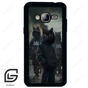 قاب گوشی سامسونگ جی 3 (Galaxy J3 ) طرح گربه کد 2091