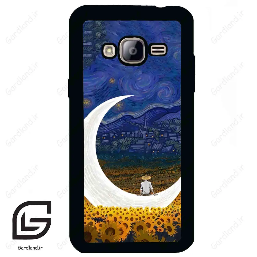 قاب گوشی سامسونگ جی 3 (Galaxy J3 ) طرح ماه کد 2125