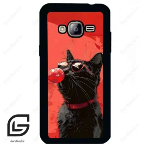 قاب گوشی سامسونگ جی 3 (Galaxy J3 ) طرح گربه کد 2131