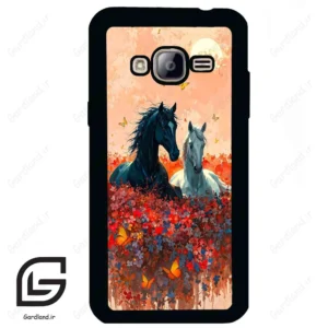 قاب گوشی سامسونگ جی 3 (Galaxy J3 ) طرح اسب کد 2166
