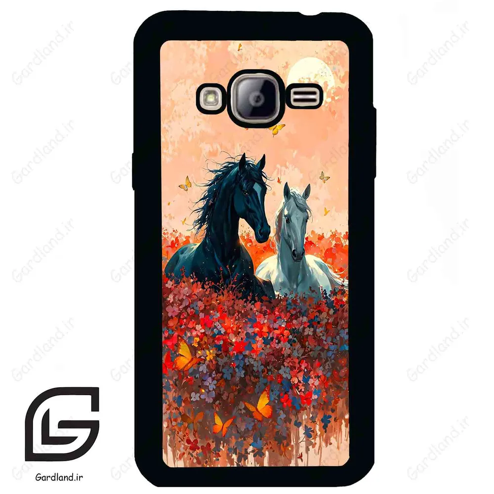 قاب گوشی سامسونگ جی 3 (Galaxy J3 ) طرح اسب کد 2166