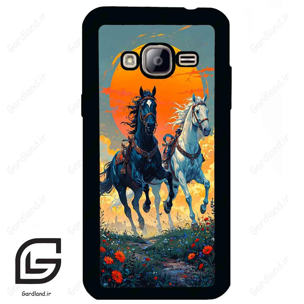 قاب گوشی سامسونگ جی 3 (Galaxy J3 ) طرح اسب کد 2170