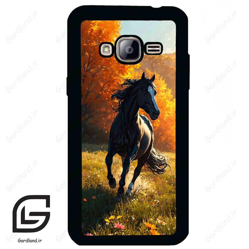 قاب گوشی سامسونگ جی 3 (Galaxy J3 ) طرح اسب کد 2183