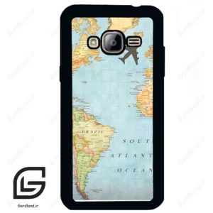 قاب گوشی سامسونگ جی 3 (Galaxy J3 ) طرح نقشه کد 2243