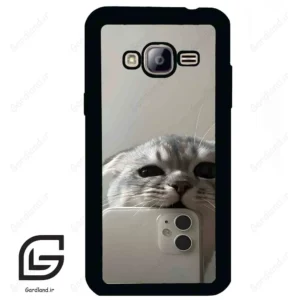 قاب گوشی سامسونگ جی 3 (Galaxy J3 ) طرح گربه کد 2246