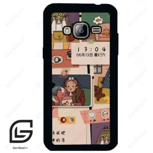 قاب گوشی سامسونگ جی 3 (Galaxy J3 ) طرح دخترانه کد 2254