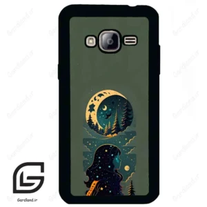 قاب گوشی سامسونگ جی 3 (Galaxy J3 ) طرح ماه کد 2267