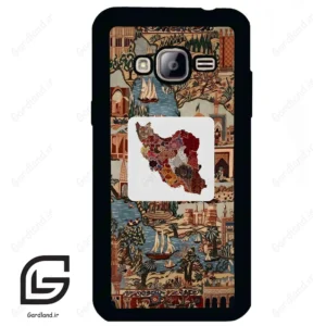 قاب گوشی سامسونگ جی 3 (Galaxy J3 ) طرح نقشه ایران کد 2287