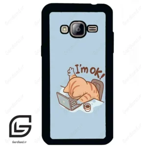 قاب گوشی سامسونگ جی 3 (Galaxy J3 ) طرح گربه کد 2297