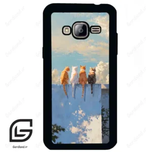 قاب گوشی سامسونگ جی 3 (Galaxy J3 ) طرح گربه کد 2367