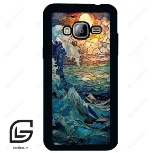 قاب گوشی سامسونگ جی 3 (Galaxy J3 ) طرح موج کد 2413