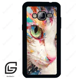 قاب گوشی سامسونگ جی 3 (Galaxy J3 ) طرح گربه کد 2437