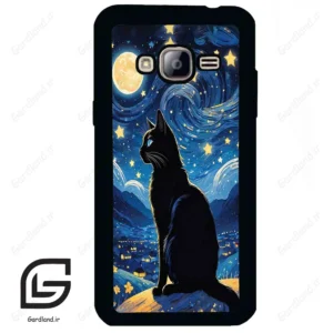 قاب گوشی سامسونگ جی 3 (Galaxy J3 ) طرح گربه کد 2438