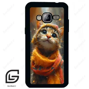 قاب گوشی سامسونگ جی 3 (Galaxy J3 ) طرح گربه کد 2440