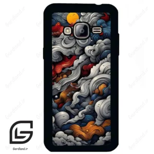 قاب گوشی سامسونگ جی 3 (Galaxy J3 ) طرح ابرنگی کد 2448