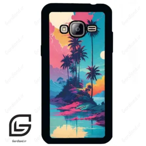 قاب گوشی سامسونگ جی 3 (Galaxy J3 ) طرح جزیره کد 2461