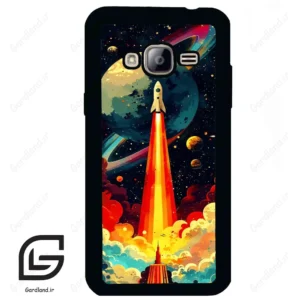 قاب گوشی سامسونگ جی 3 (Galaxy J3 ) طرح موشک کد 2463