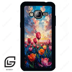 قاب گوشی سامسونگ جی 3 (Galaxy J3 ) طرح گل کد 2466