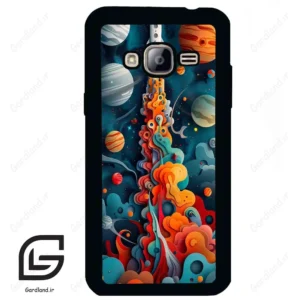 قاب گوشی سامسونگ جی 3 (Galaxy J3 ) طرح موشک کد 2470
