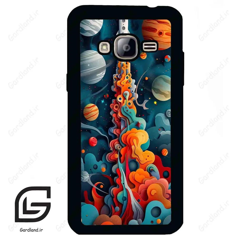 قاب گوشی سامسونگ جی 3 (Galaxy J3 ) طرح موشک کد 2470