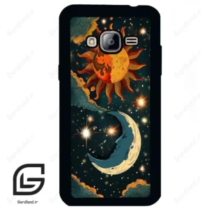 قاب گوشی سامسونگ جی 3 (Galaxy J3 ) طرح ماه کد 2474