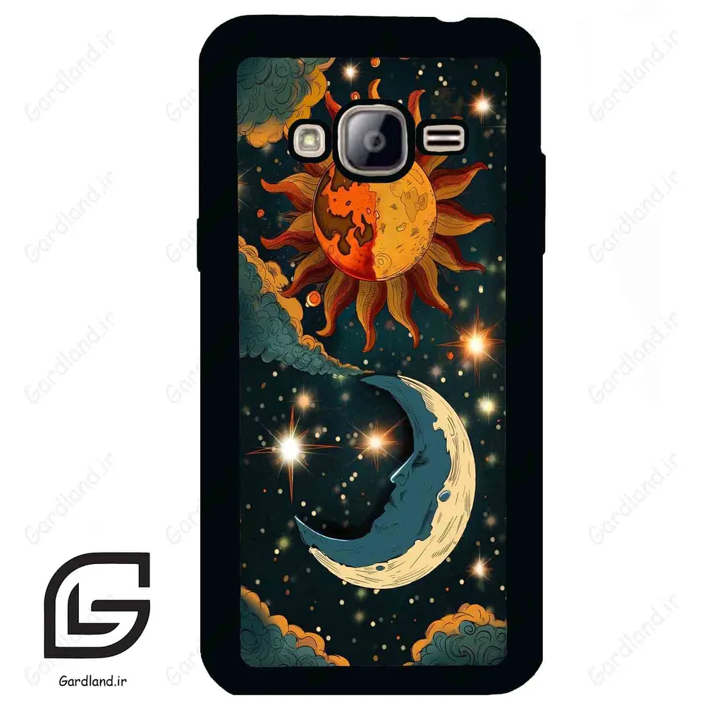 قاب گوشی سامسونگ جی 3 (Galaxy J3 ) طرح ماه کد 2474