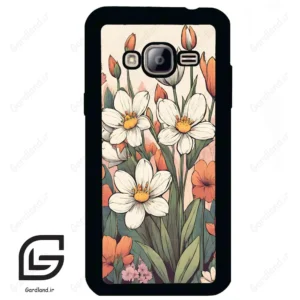قاب گوشی سامسونگ جی 3 (Galaxy J3 ) طرح گل کد 2475