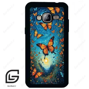 قاب گوشی سامسونگ جی 3 (Galaxy J3 ) طرح پروانه کد 2479
