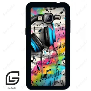 قاب گوشی سامسونگ جی 3 (Galaxy J3 ) طرح موسیقی کد 2482