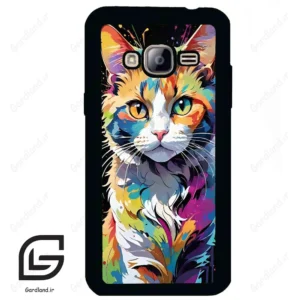 قاب گوشی سامسونگ جی 3 (Galaxy J3 ) طرح گربه کد 2483