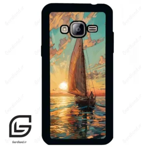 قاب گوشی سامسونگ جی 3 (Galaxy J3 ) طرح قایق کد 2485