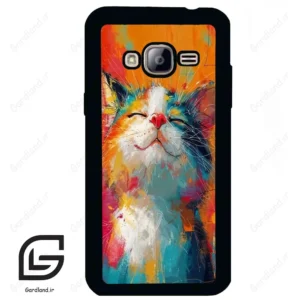 قاب گوشی سامسونگ جی 3 (Galaxy J3 ) طرح گربه کد 2489