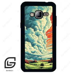 قاب گوشی سامسونگ جی 3 (Galaxy J3 ) طرح ابرنگی کد 2491