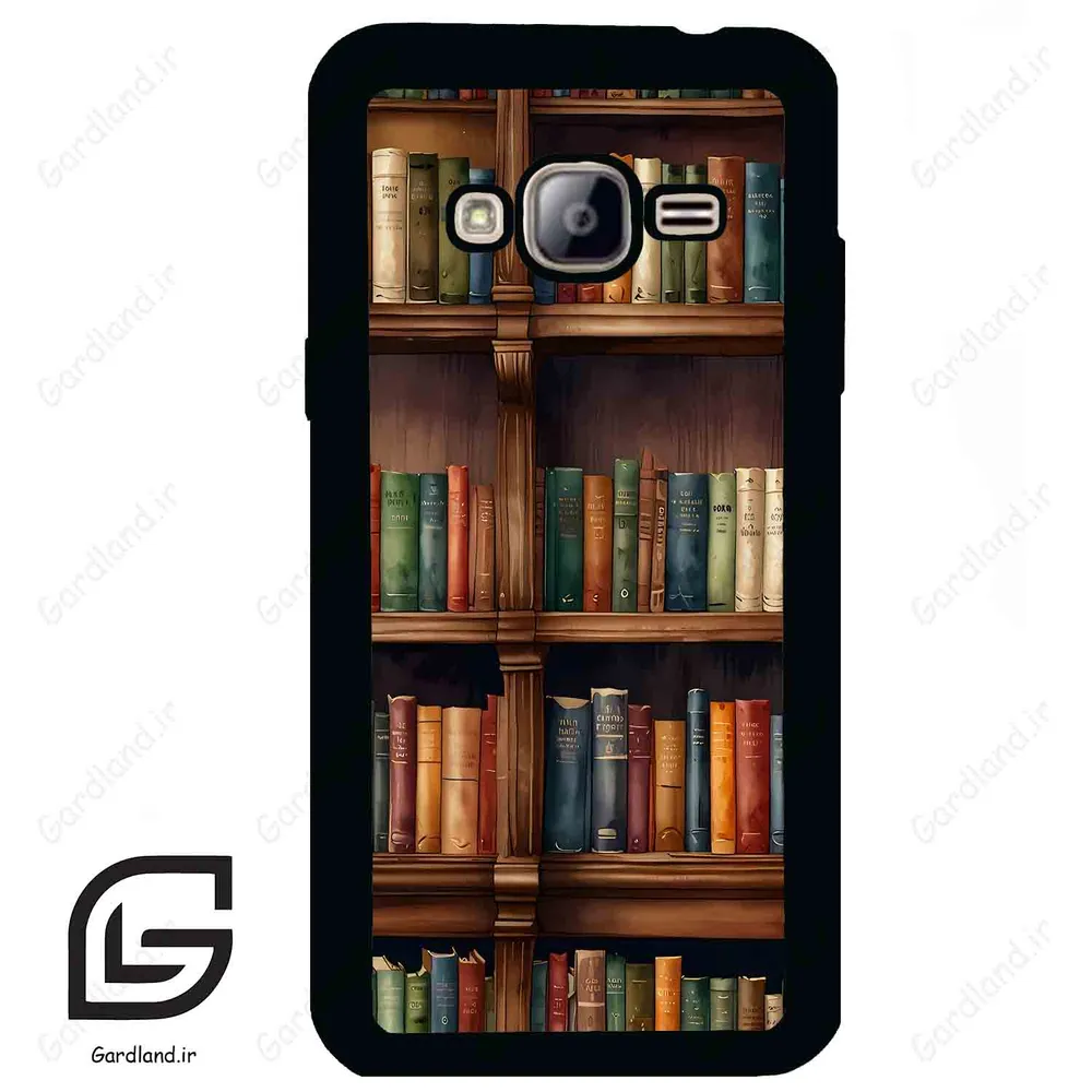 قاب گوشی سامسونگ جی 3 (Galaxy J3 ) طرح کتابخانه کد 2527