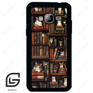 قاب گوشی سامسونگ جی 3 (Galaxy J3 ) طرح کتابخانه کد 2532
