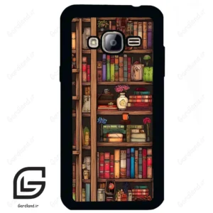 قاب گوشی سامسونگ جی 3 (Galaxy J3 ) طرح کتابخانه کد 2537