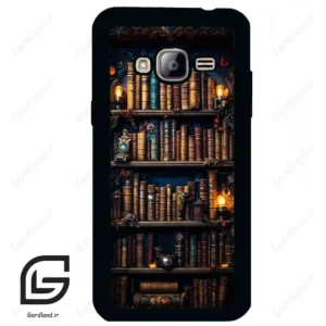 قاب گوشی سامسونگ جی 3 (Galaxy J3 ) طرح کتابخانه کد 2541