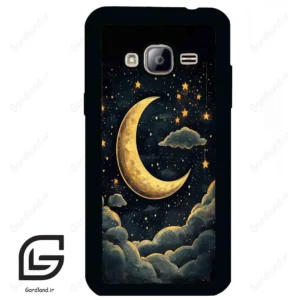 قاب گوشی سامسونگ جی 3 (Galaxy J3 ) طرح ماه کد 2547