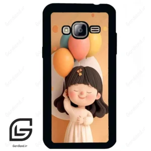 قاب گوشی سامسونگ جی 3 (Galaxy J3 ) طرح دختر کد 2568