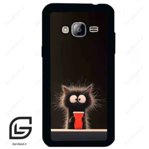 قاب گوشی سامسونگ جی 3 (Galaxy J3 ) طرح گربه کد 2580