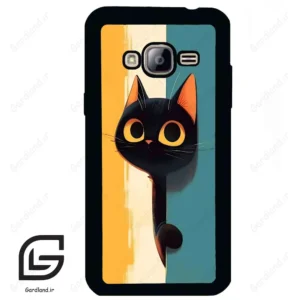 قاب گوشی سامسونگ جی 3 (Galaxy J3 ) طرح گربه کد 2581