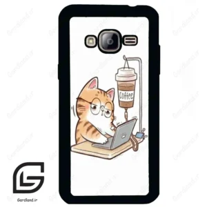 قاب گوشی سامسونگ جی 3 (Galaxy J3 ) طرح گربه کد 2617
