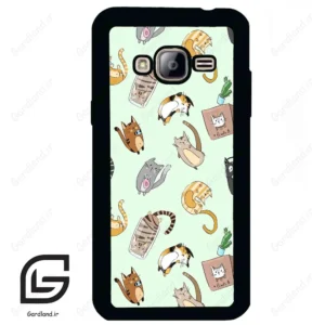 قاب گوشی سامسونگ جی 3 (Galaxy J3 ) طرح گربه کد 2622