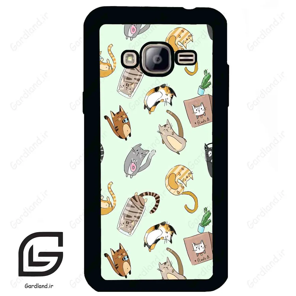 قاب گوشی سامسونگ جی 3 (Galaxy J3 ) طرح گربه کد 2622