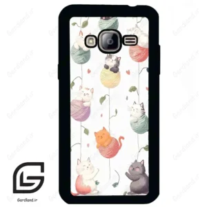 قاب گوشی سامسونگ جی 3 (Galaxy J3 ) طرح گربه کد 2633