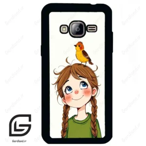 قاب گوشی سامسونگ جی 3 (Galaxy J3 ) طرح دختر کد 2640