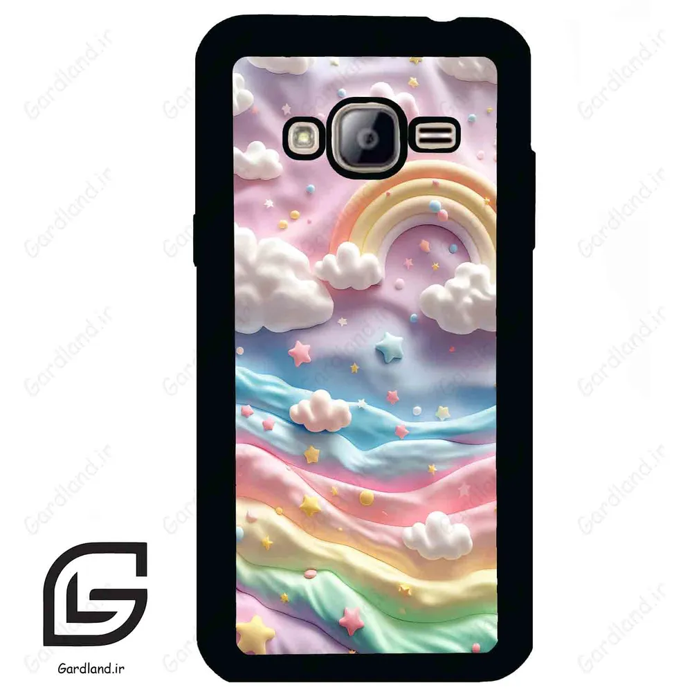 قاب گوشی سامسونگ جی 3 (Galaxy J3 ) طرح رنگارنگ کد 2656