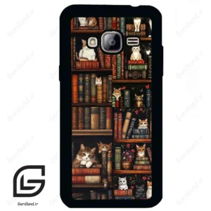 قاب گوشی سامسونگ جی 3 (Galaxy J3 ) طرح کتابخانه کد 2675