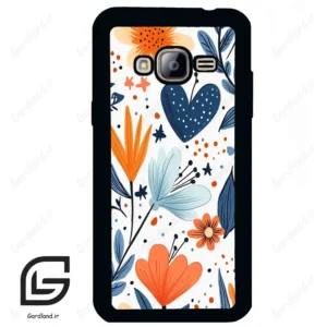 قاب گوشی سامسونگ جی 3 (Galaxy J3 ) طرح گل کد 2686